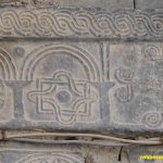 Raziya Hatun Karavanserei - Austauschmaterial an den Wänden.